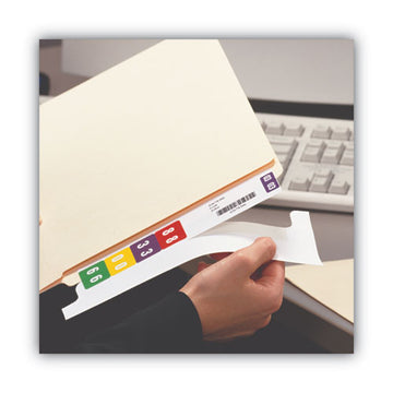 Smead® Color-coded Smartstrip Refill Label Forms, Inkjet Printer, Assorted, 1.5 X 7.5, White, 250-pack freeshipping - TVN Wholesale